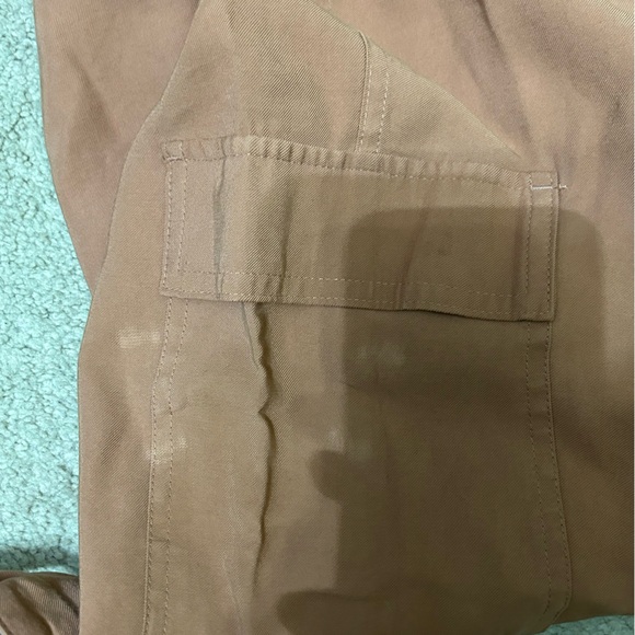 Nine West Orange Peach Zip-up Shirt and Pants Set - Picture 6 of 6